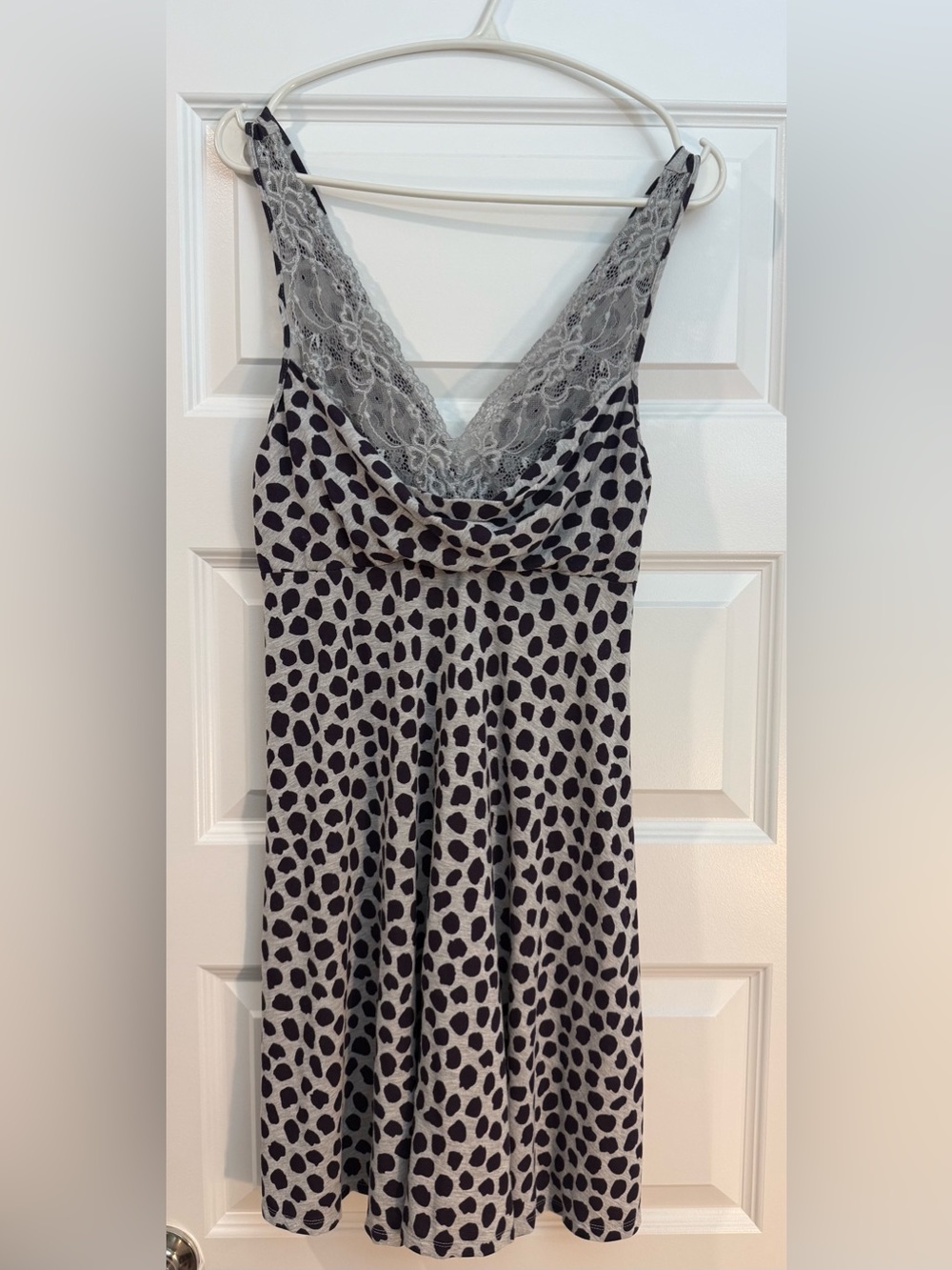 Midnight by Carole Hochman Leopard Print Lace TankDress | Soft Modal | Coquette